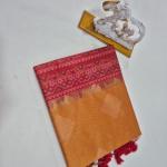 SADABAHAR SOFT KHADI RAW SILK saree