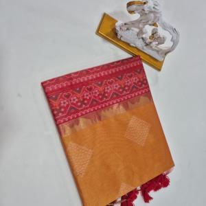SADABAHAR SOFT KHADI RAW SILK saree