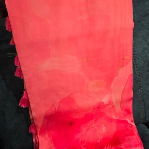 digital soft organza saree